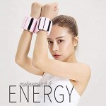 MJ-Brand Bracelet 2 pcs Entièrement Réglable Poids-Portant Bracelet Cheville Poids pour Renforcer Exercice de Remise en Forme Marche Jogging Gymnastique Aérobic Yoga Gym