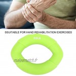 Haofy Oval Silicone Hand Expander Arm Wrist Exerciser Hand Strengthener for Muscle Strengthening TRAI for Men & Women