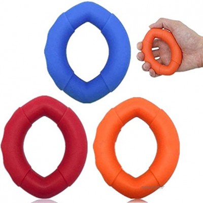 Yooap Hand Strengthener Grip Rings,Silicone Hand Strengthener Grip Rings-Multiple different resistance levels-Resistance Strength Trainer Exerciser