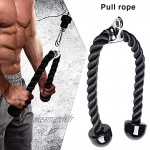 Alomejor Fixation de câble Tricep Rope Cable Attachment Machine de Musculation Push Pull Press Cable Attachment pour Sports Fitness