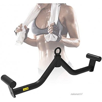 BYMEMYR LAT Pull Down Cable Machine Attachments V- Bar Pull Down Bar Attachment pour Gym Exercises Tricep Back Muscles LAT Pull Down Bar Size : 83cm