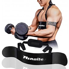 Isolateur de Biceps Haute Performance pour Bras Biceps et Triceps,pour Le Renforcement du Corps et La Musculation Musculaire,pour Haltérophilie Haltères Soutien équilibré noir