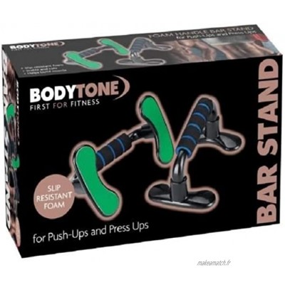 BodyTone Support pour barre de pompes avec poignées antidérapantes.