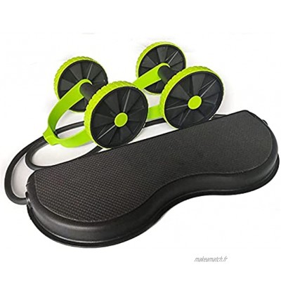 AB Roller Corde élastique pour exercices abdominaux couleur : vert
