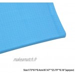Tapis de yoga antidérapant durable de 4 mm d'épaisseur pour perte de poids violet