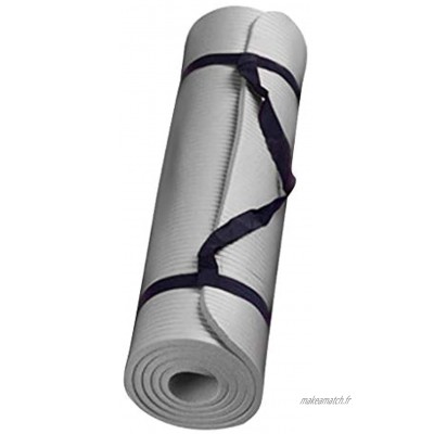 Tapis de yoga avec sangle de transport tapis de yoga classique Pro en EVA antidérapant pour une utilisation en intérieur et en extérieur pilates et exercices au sol – 60 x 25 cm