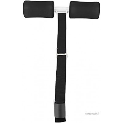 Jiawu Barre d'équipement Assis Poids léger Abdomen Mince Forme Noire Exercice en intérieur Barre d'assise Portable en Coton Doux pour Un Usage Domestique