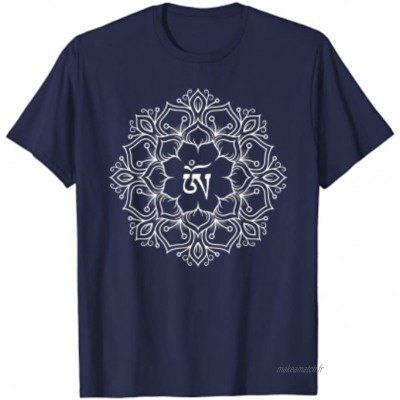 Fleur Mandala Chakra OM Méditation Yoga Graphique T-Shirt
