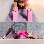 High Pulse® Bloc de Yoga en liège Lot de 2 22 x 15 x 4 cm – Le Polyvalents de Yoga Accessoires facilite la Finition zahlreicher Exercices