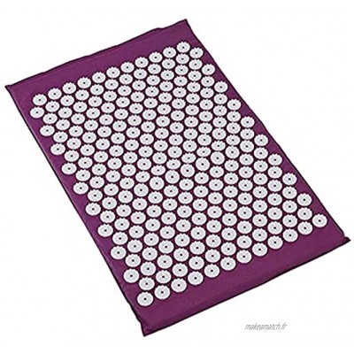 LIAZNGNA Tapis de Yoga Tapis de Massage de Massage de Masse de Masse de Masse de Masse de Masse de Masseuse Color : Purple Mat