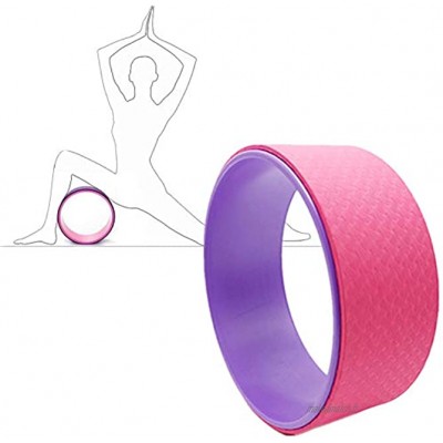 XINLINGLI Roue de Yoga Yoga Wheel Flexibilité Aide De la Roue de Yoga Yoga Prop Roue Accroître La Flexibilité Yoga Prop Roue pour Poses De Yoga Purple-Pink,-