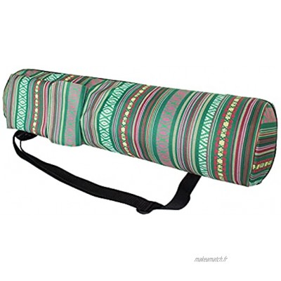 NCONCO Sac de transport pour tapis de yoga avec fermeture éclair intégrale et poches