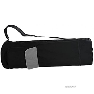 NCONCO Sac de transport pour tapis de yoga avec sangle réglable et poche latérale à fermeture Éclair