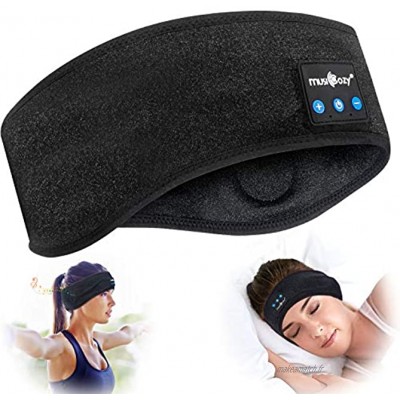Casque de sommeil Bluetooth LC-dolida masque de sommeil avec bandeau Bluetooth 5.2 bandeau de sport sans fil bandeau de musique bandeau anti-transpiration pour l'entraînement le jogging le yoga