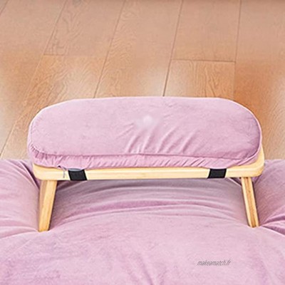 Banc de méditation tabouret de méditation tabouret à genoux en bois tabouret pliant ergonomique banc de méditation table de méditation multifonctionnelle articulée violet 43 * 20 * 17cm