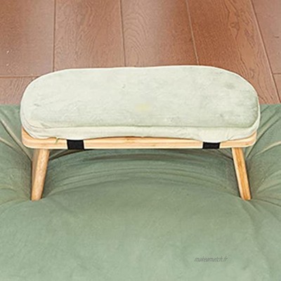 Tabouret de méditation banc de méditation en bois avec coussin tabouret ergonomique à genoux table de méditation pliable tabouret de yoga méditation avec charnière de verrouillage B 43 * 2