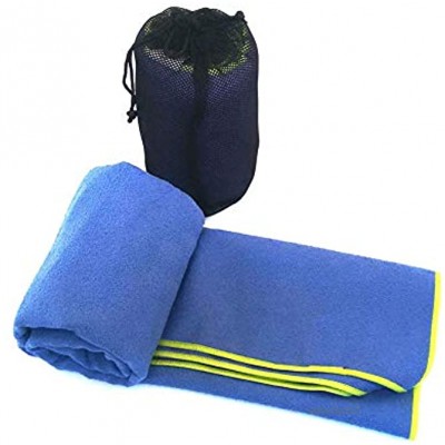 HEELPPO Serviette Yoga Serviette De Sport Couverture Yoga pour Empêcher Le Regroupement en Microfibre Antidérapant Super Absorbant Blue,-