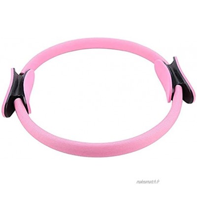 Anneau de Remise en Forme l'anneau de Pilates améliore et l'endurance améliore l'anneau de Yoga Musculaire pour Les Voyages-rosâtre