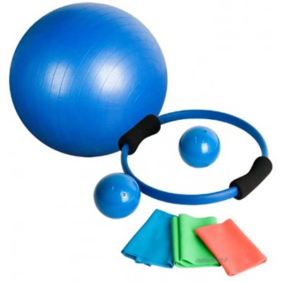 Movit® Kit de Pilates 7 Accessoires Inclus Dont Anneau de Pilates et Ballon d'exercice Anneaux de Pilates