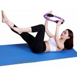 Zarfmiya Bague Pilates Cercle Magique Sport de Corps Force de Forme Physique d'exercice Outil de Yoga Violet