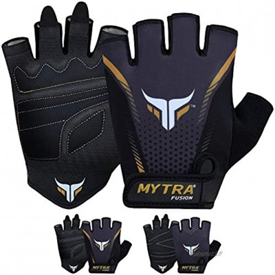 Mytra Fusion Gants d'haltérophilie pour homme et femme avec paume antidérapante et sécurité maximale des mains pour l'haltérophilie l'entraînement et le fitness