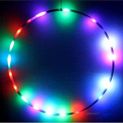 hoopomania LED Hula Hoop cerceaux avec lumières Ø 60-90 cm