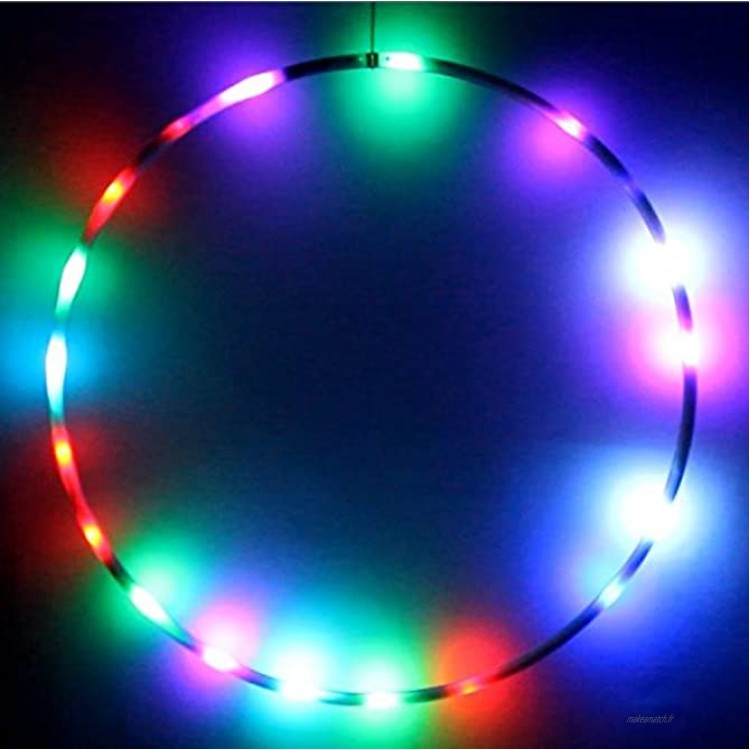 hoopomania LED Hula Hoop cerceaux avec lumières Ø 60-90 cm