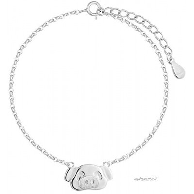 N Ａ Bijoux Bracelet Éléphant Cochon Lion Poulet Homard Dauphin chaîne Bracelet Bracelets Femmes Avion Flocon de Neige Cercle CR Cadeau d'anniversaire de la Saint-Valentin