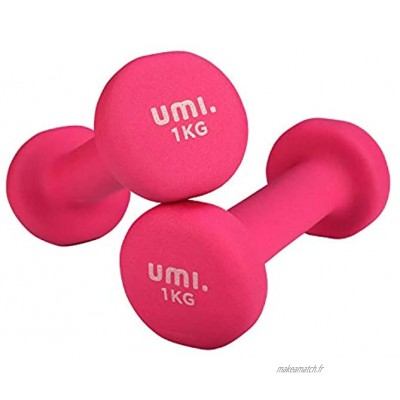Brand Umi Fitness Hanteln 2er Set Kurzhanteln Übung Neopren Hantel für Frauen Männer Kinder 2x1KG 2x2KG 2x3KG 2x4KG 2x5KG 2x8KG 2x10KG
