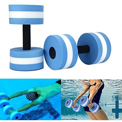 Haltères en mousse Lembeauty Lot de 2 - Pour exercices de yoga aquatique musculation fitness Barres flottantes équipement de piscine