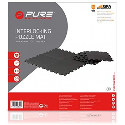 Pure2Improve P2I200680 Lot de tapis Puzzle PE unisexe pour adulte multicolore taille unique