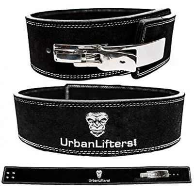 Urban Lifters Lever Belt. Heavy Duty Belt with 4" Width & 10mm Thickness. Perfect for Heavy Compound Lifts Including Squatting Deadlifting. Used for Bodybuiling Powerlifting and Strongman.