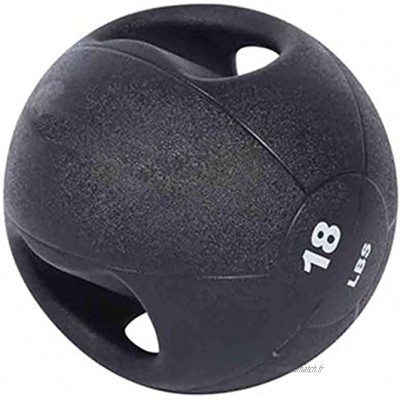 Double-poignée Élastique Fitness Ball Fitness Training Ménage Ballon antidérapant Résistant à l'usure 6LB 8LB 10LB 12LB 14LB 16LB 20LB 20LB 20LB Couleur: 16lb 7 3kg-18lb 8.2kg